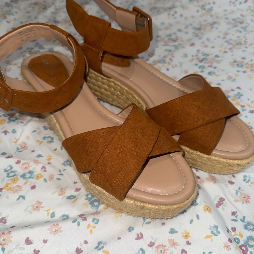 Brown Espadrille Sandals